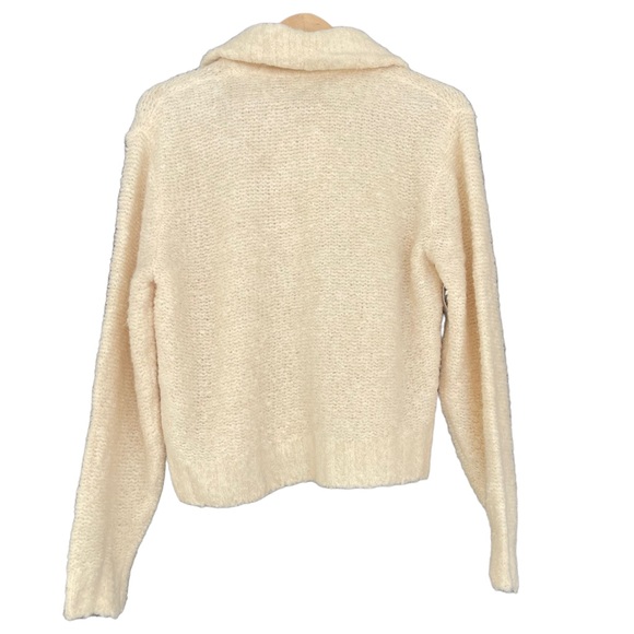 ❌sold ❌Aritzia Wilfred Free Gwyneth Sweater Cropped qtr-zip knit merino sweater - Picture 4 of 11